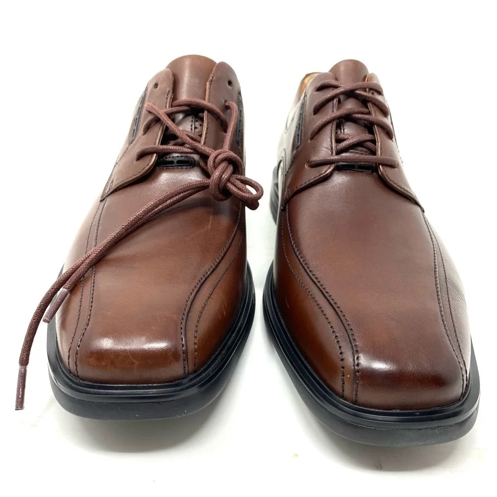 Clarks Un Kenneth Way Brown Leather Oxford